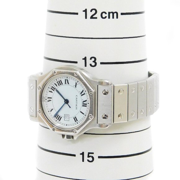RARE! Cartier Octagon Santos 30mm Watch!!!! main image 4